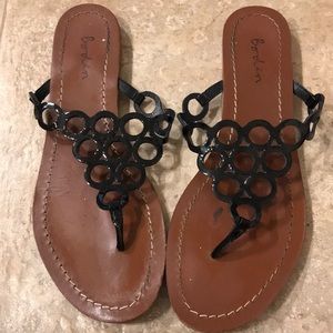 Boden Black sandals